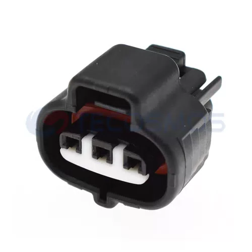 Whsensors 3-Pin Female Waterproof Wire Harness Nylon ABS Oil Pressure Control Plug for Car Copper Contact Material 6189-0099